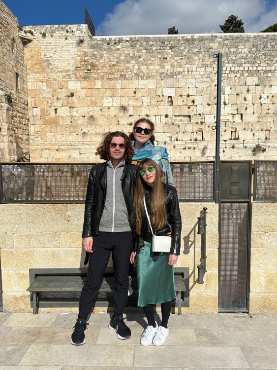 overlooking Western Wall