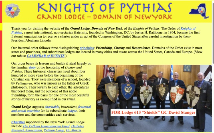 Knights of Pythias and shields