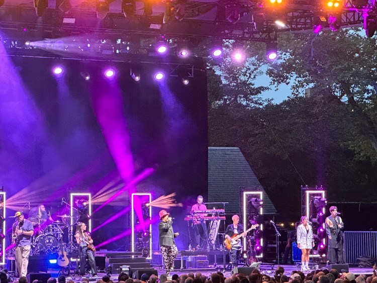 Boy George and band at Summerstage