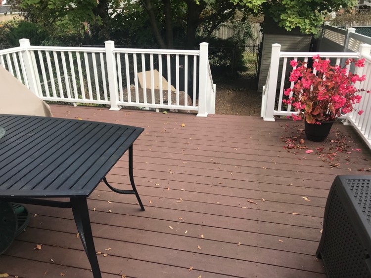 deck and yard put away